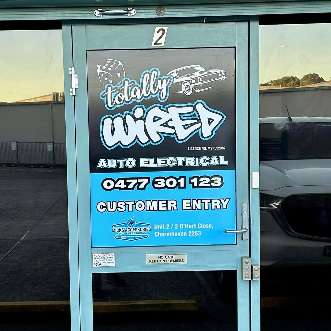 Totally Wired Auto Electrical customer entry